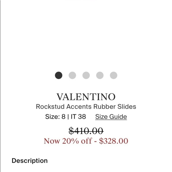 Valentino rock stud slides - Picture 9 of 9